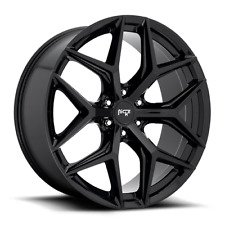 22x9.5 M231 Niche Vice Gloss Black Wheels 6x5.5 (30mm) Set of 4