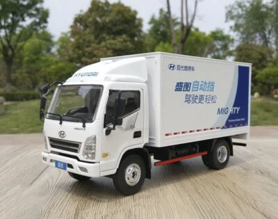 PARA Hyundai Mighty Truck Blanco 1/24 DIECAST Camión Modelo Preconstruido Foto 1 de 4