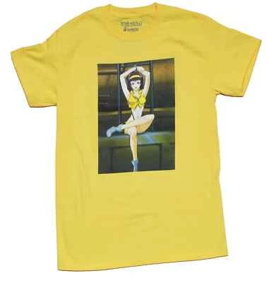 Camiseta Vaquera Bebop Fay Valentine Imagen con Puños Amarilla Para Hombre GRANDE Foto 1 de 4