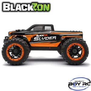 Blackzon Slyder MT 1/16 4WD Electric Monster Truck RTR Brushed Orange RC Car - Picture 1 of 12