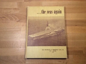 the seas again... USS Franklin Roosevelt CVA-42, 1956 Carrier History Yearbook - Picture 1 of 16