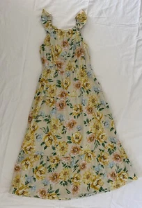 Sleeveless Floral Tiered Maxi Dress for Girls Old Navy Size M(8) Summer Dress - Picture 1 of 22