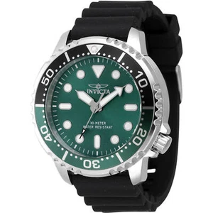 Reloj para hombre Invicta Pro Diver bisel giratorio esfera verde correa de silicona 47223 - Imagen 1 de 2