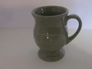 Longaberger Pottery Woven Traditions SAGE LATTE MUG Cup ~ Coffee ~ Tea - Picture 1 of 6