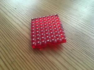Mercedes Wolf G 250 D GD Lese Leuchte Lampe Glas Rot tactical glass red W460 461 - Bild 1 von 4