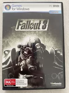 Fallout 3 PC DVD ROM Windows Live Game RPG Shooter Complete MA15+ - Picture 1 of 3