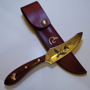 Vintage 1999 #100s Grohmann Ducks Unlimited Knife Of The Year And Sheath - Picture 1 of 15