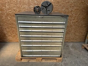 CNC Traub Drehbank Drehmaschine Zubehör Werkzeugschrank - Bild 1 von 21