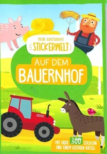 Bauernhof - Meine kunterbunte Stickerwelt mit über 300 Stickern und Rätsel - Neu - Bild 1 von 1