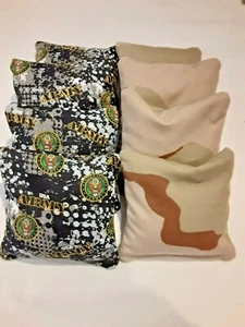 8 Cornhole Bag Bean Set  U S United States Army and Camo - Picture 1 of 1