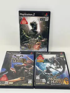 PS2 Monster Hunter & 2 DOS & G game 3set from japan - Picture 1 of 8