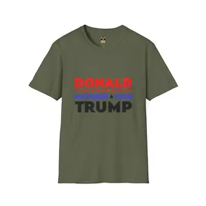Donald Trump Bold Graphic T-Shirt 2025 - Unisex Softstyle bequem & robust - Bild 1 von 5