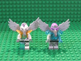 Lot of 2 LEGO Legends of Chima Vardy Voom Voom Minifigures 70226 70147 V32