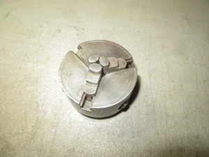 Antique unbranded 3” 3 Jaw lathe Chuck 7/8'' 10 TPI mount - Picture 1 of 20
