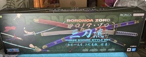 PSL PROPLICA x ONE PIECE Roronoa Zoro triple threat Sword Figure Japan New - Picture 1 of 11