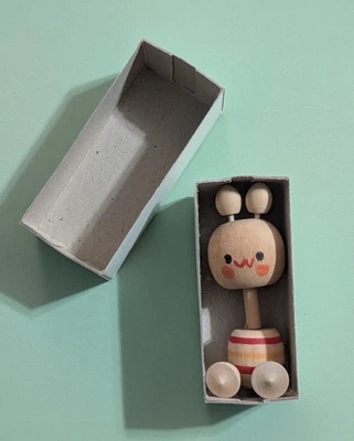 De colección 1979 Come-Apart Animal Top - Shackman - Juguete giratorio de madera hecho a mano - Leer Foto 1 de 4