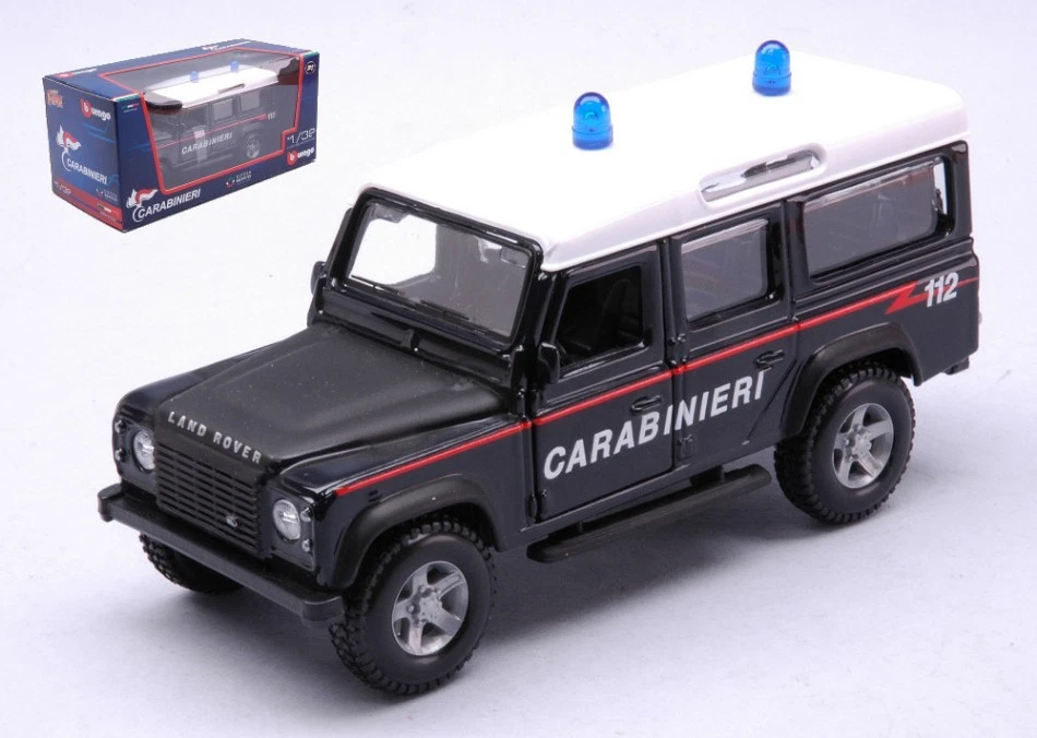 BBURAGO BU43044 LAND ROVER DEFENDER LWB CARABINIERI 1:32 Modellino - Immagine 1 di 1