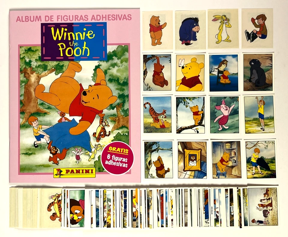 1997 ÁLBUM WINNIE THE POOH DISNEY Panini + Conjunto Completo 120/120 Adesivos Peru TIGGER - Imagem 1 de 4