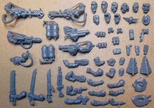 Astra Militarum - Cadian Command Squad - Heads Flamer Grenade Arms  (a) Bits 40K - Picture 1 of 1
