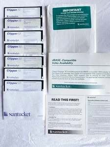 NANTUCKET CLIPPER 5.0 SOFTWARE DISK IBM PS/2 PC XT AT - Bild 1 von 5