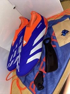 Adidas Predator Elite LL SG IF6318 blau orange schnürloser Fußballschuh Größe 12,5 - Bild 1 von 11