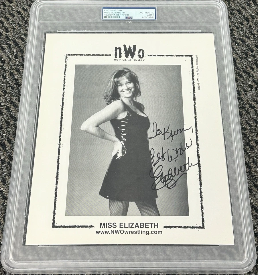 Miss Elizabeth Signed Autographed 8x10 1998 NWO Promo Photo PSA/DNA Encapsulated - Image 1 of 1