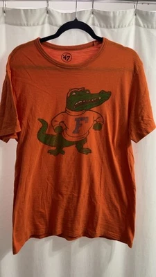 Camisa laranja adulto L Florida Gators mascote '47 - Imagem 1 de 4
