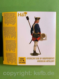 GANZ NEU 1:72 HäT 8344 US Unabhängigkeitskrieg Amerika Artillerie Kanonen AWI - Bild 1 von 3