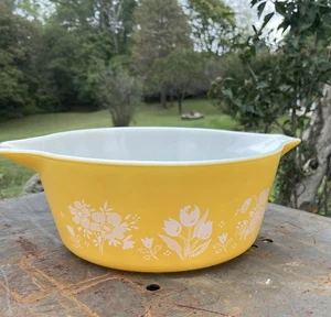 Vintage PYREX Garden Medley Werbeschale 475-B Auflaufform 2,5 L ohne Deckel - Bild 1 von 9
