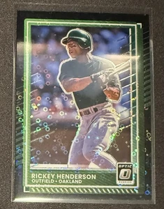 Rickey Henderson 2025 Donruss Optic #7 Black Circles Prizm A's HOF Free Shipping - Picture 1 of 2