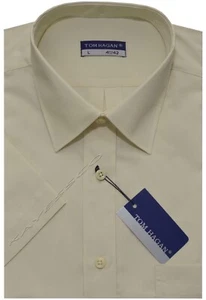 Neu Herren Kurzarm Poly Baumwolle Uni Hemd M - XXL von Tom Hagan - Bild 1 von 11