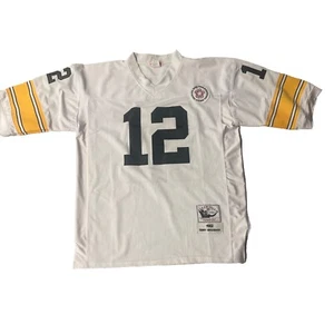 Terry Bradshaw Pittsburgh White Jersey Men's XL. Size 52 - Picture 1 of 3