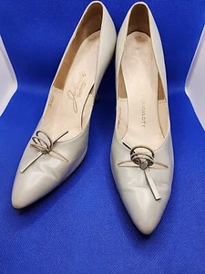 Vintage Womens Julianelli Last Continental Pale Blue Stilettos Size 8.5 GORGEOUS - Picture 1 of 8