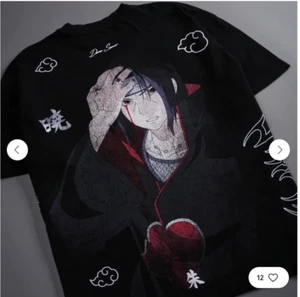 NEU MIT ETIKETT DARC SPORT ITACHI AKATSUKI SIDE BY SIDE T-SHIRT - AUTHENTISCH GRÖSSE MED! - Bild 1 von 2