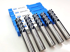 Kyocera SGS 1/2" x 1/2 x 1-1/4 x 3 .03R Solid Carbide End Mill 32575 (Lot of 5)