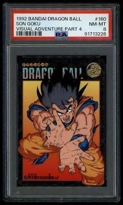 Dragon Ball Japanese Visual Adventure 4 160 Son Goku 1992 PSA 8 91713226 - Image 1 of 2
