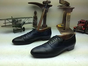 BILL BLASS CLASSICS BLACK LEATHER LACE UP OXFORD BUSINESS POWER SHOES SIZE 11 M - Picture 1 of 11