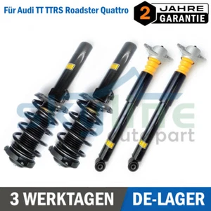 Komplett Federbeine Satz Hinten Vorne Stoßdämpfer Für Audi TT 8J3 8J9 8J0513025E - Picture 1 of 12
