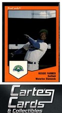 Reggie Farmer 1989 ProCards Minor League Team Sets #1796  Waterloo Diamonds