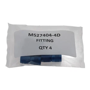 New Aircraft Hose Fitting P/N 471-4D, MS27404-4D - Set of 4 - Picture 1 of 2