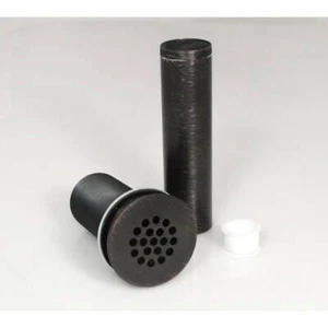 Drenaje de fregadero de bronce - Drenaje de latón macizo - Drenaje decorativo - Cromo pulido - Imagen 1 de 3