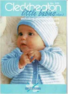 Cleckheaton Knitting Pattern Book- little babies Vol:2 - 6 designs inc Premature - Picture 1 of 7