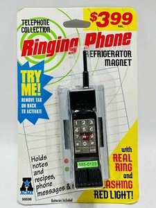 Vintage Acme Ringing Phone Refrigerator Magnet 99596 NOS - Picture 1 of 4