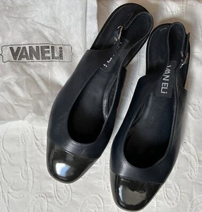 Damen-Slingback-Pumps Vaneli Aliz schwarz Größe 7,5EE - Bild 1 von 4