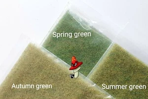 Javis Rough Summer Grass Landscape Mat Hill Cover Wargame 00 N Gauge Railways - Picture 1 of 3