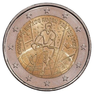 Francia - 2 Euros Conmemorativos - 2023 - Mundial Mundial - De Rugby - Imagen 1 de 2