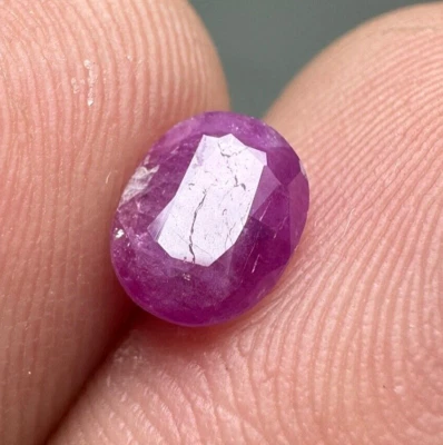 1.35 Carat Top Quality Natural Pink Ruby Cut Gemstone From Jegdalek Afghanistan - Image 1 of 4
