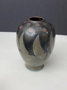 ODETTA HB QUIMPER 5-1/4" or 13 cm Tall Vase # 52 - 7258 OVOIDE ART DECO 1930's - Picture 1 of 10