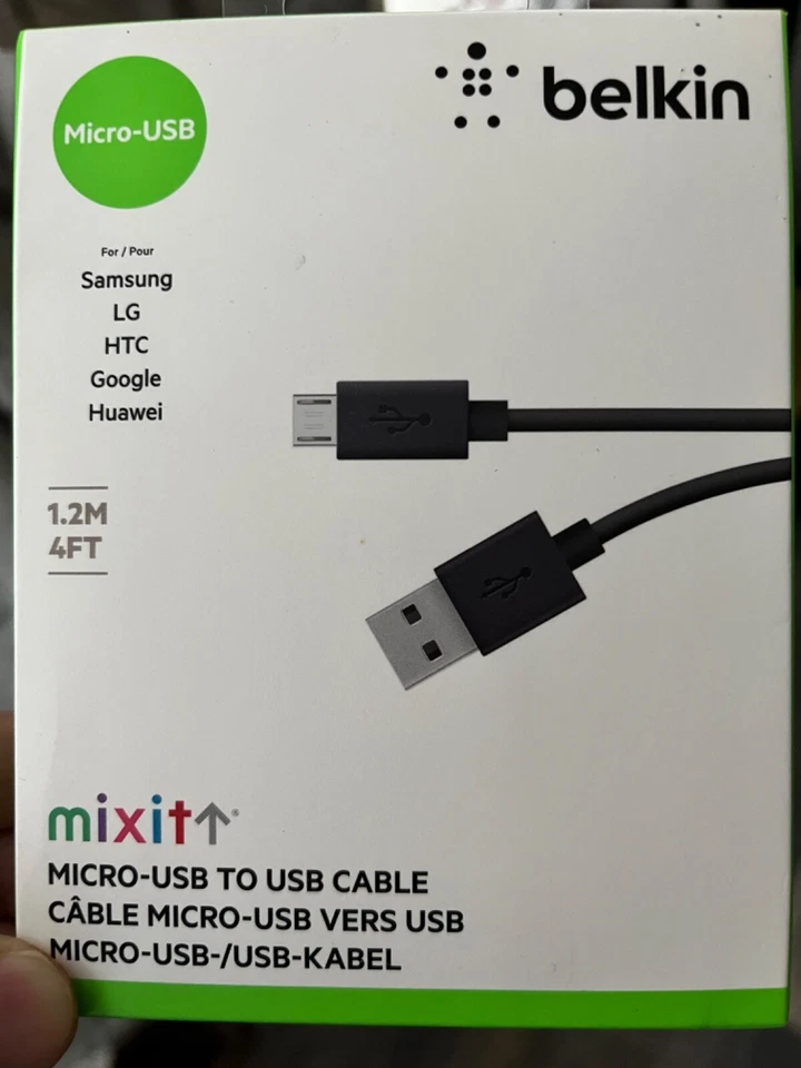 Belkin MIXIT Micro-USB To USB Cable for Samsung, LG, HTC, Google, Huawei 4 Ft - Image 1 of 1