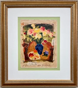 Alexander & Wissotsky "Flores de Primavera" Firmado a Mano y # ENMARCADO ARTE FLORAL NUEVO - Imagen 1 de 4